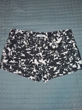 🌿 Express Botanical Leaf Print Shorts Size 2🌿